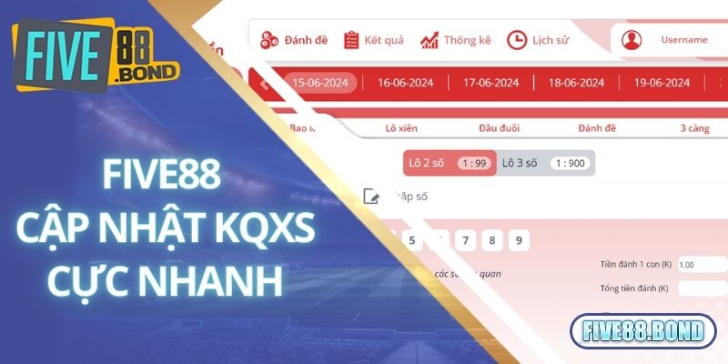 Cách Tra Kết Quả Xổ Số Đơn Giản Dành Cho Tân Binh Tại Five88 1 Cập nhật bảng KQXS nhanh chóng bậc nhất thị trường