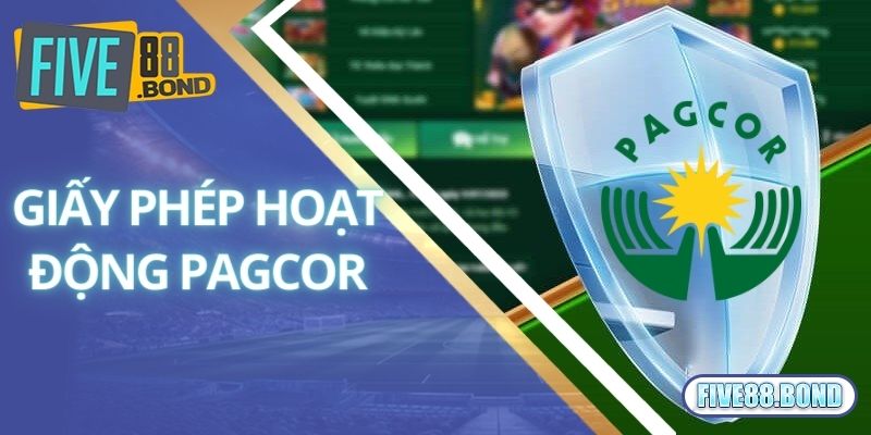 Giấy phép hoạt động Five88 - PAGCOR